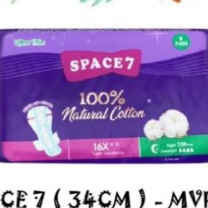 Space 7 100%  Natural Cotton 8 Pads 338MM